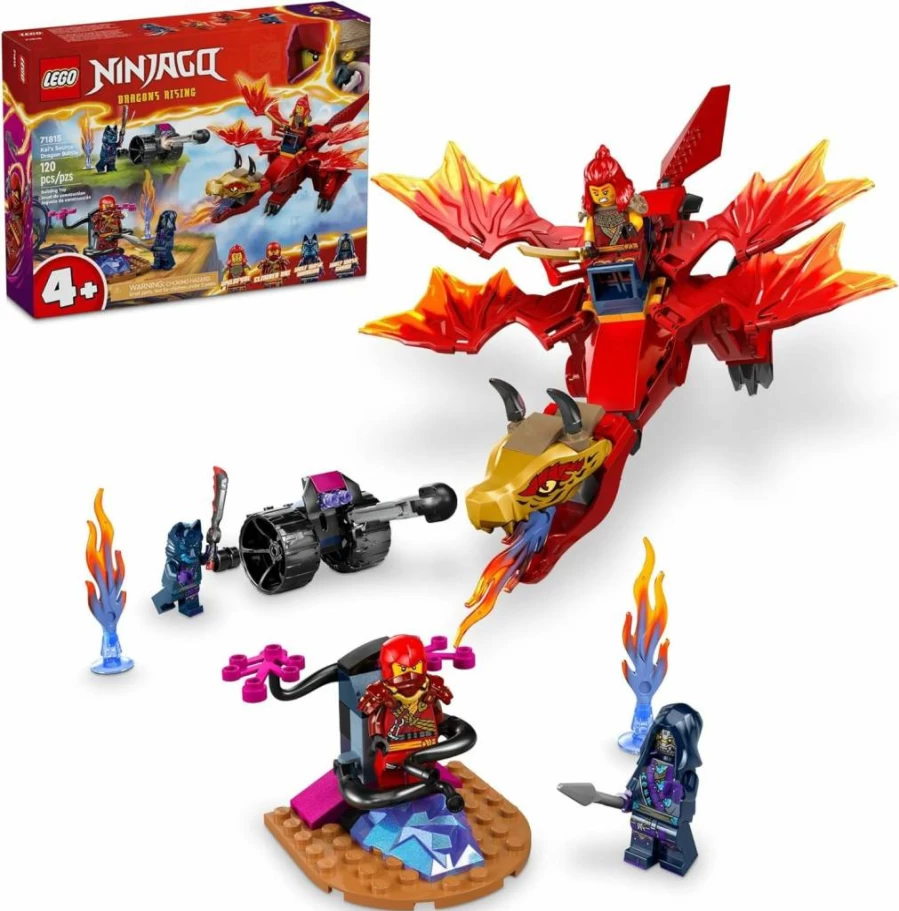 LEGO Ninjago 71815 Kai's Source Dragon Building Set with 4 Action Figures, Kids Toy for Boys and Girls Ages 4+, Creative Play Gift for Birthday & Holidays