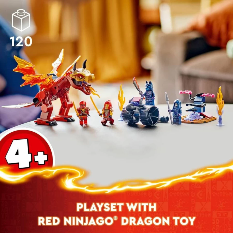 LEGO Ninjago 71815 Kai's Source Dragon Building Set with 4 Action Figures, Kids Toy for Boys and Girls Ages 4+, Creative Play Gift for Birthday & Holidays