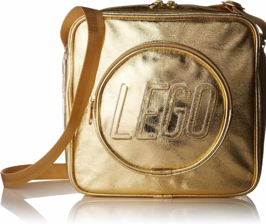LEGO Gold Brick Crossbody Bag - Official LEGO Brand Handbag for Women & Men