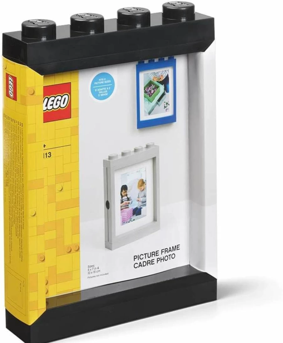 Room Copenhagen Lego Picture Frame - Stackable 5x7 Photo Display for Wall or Tabletop, White