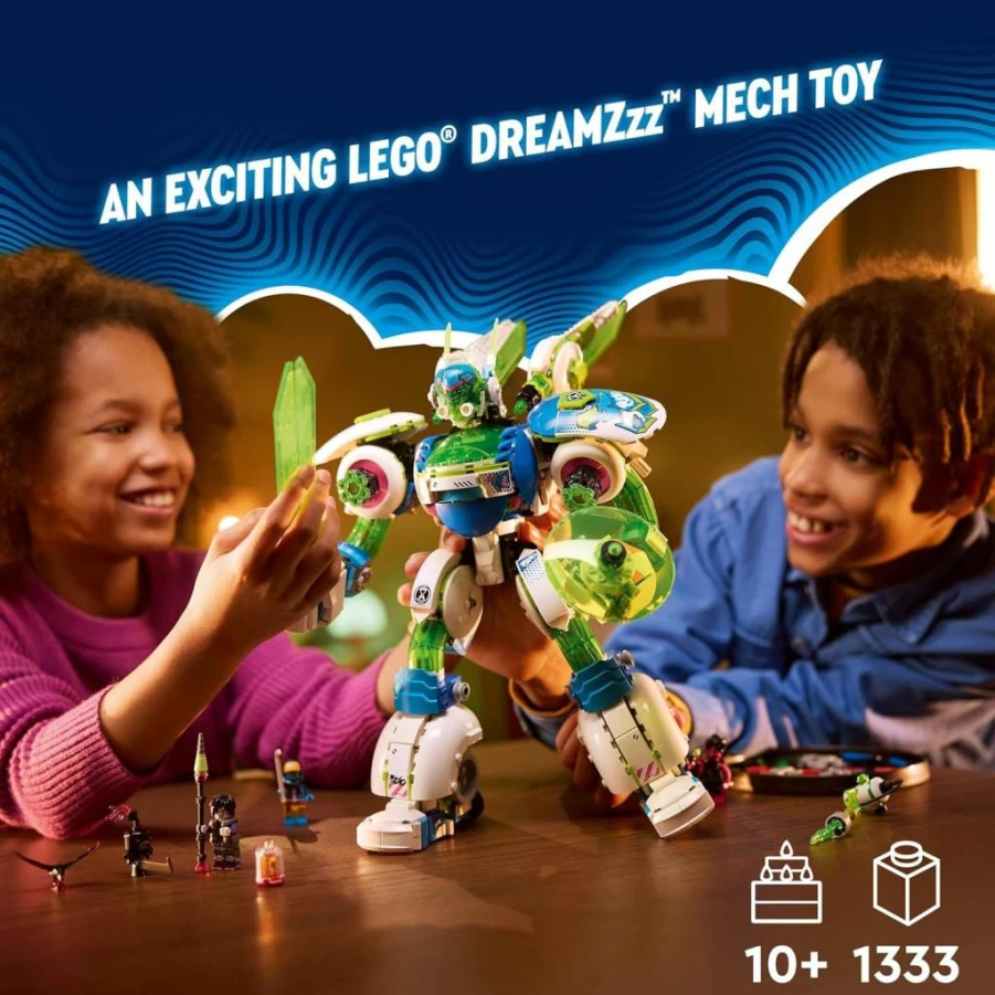 LEGO Dreamzzz Mateo and Z-Blob The Knight Battle Mech 71485 Building Set with Spaceship & Robot, 3-in-1 Model Kit for Kids Ages 10+, Creative STEM Toy for Boys and Girls, Ideal Birthday Gift