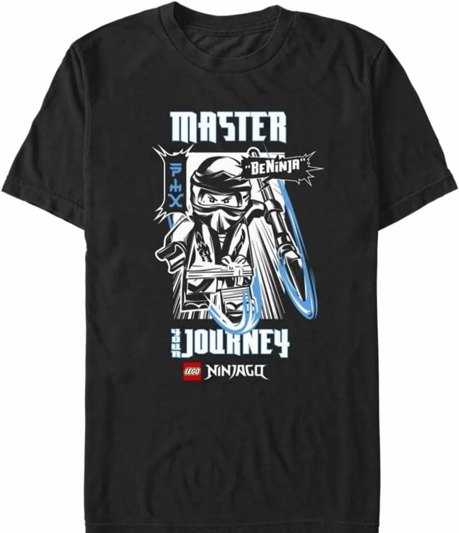 Fifth Sun Men's Lego Ninjago Master Your Journey Graphic T-Shirt - Short Sleeve Casual Tee