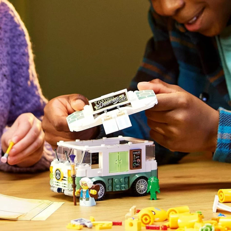 LEGO 71456 Dreamzzz Mrs. Castillo's Turtle Van 2-in-1 Building Set with Party & Flying Submarine Modes, Creative Gift for Kids Ages 7+