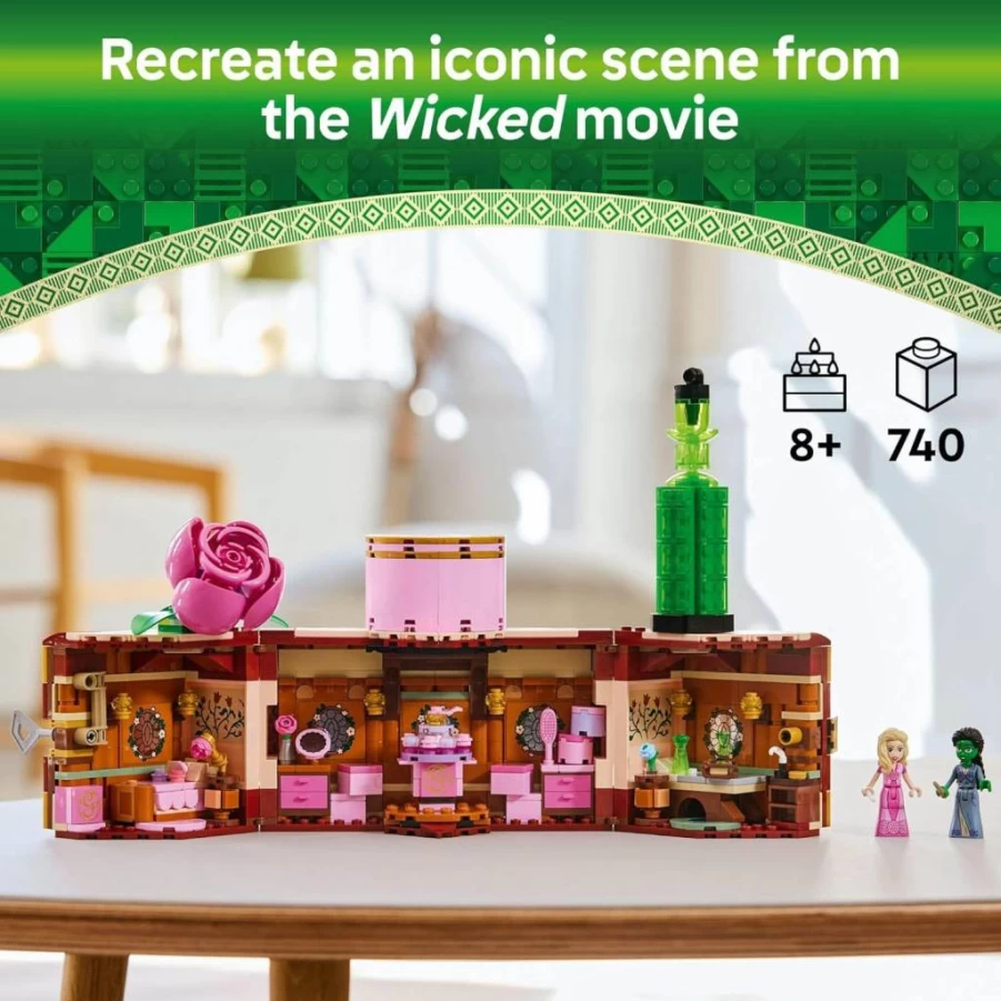 LEGO 75683 Wicked Glinda & Elphaba's Dormitory Building Set - Creative Doll House Toy for Kids Ages 8+, Perfect Birthday Gift for Girls & Boys