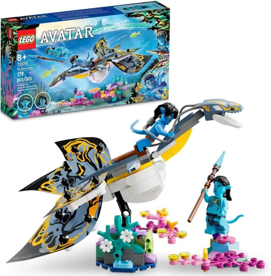 LEGO Avatar The Way of Water Ilu Discovery Set 75575 | Movie-Based Underwater Building Toy with Ocean Creature Figure | Collectible Gift for Kids & Fans