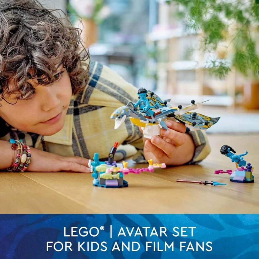 LEGO Avatar The Way of Water Ilu Discovery Set 75575 | Movie-Based Underwater Building Toy with Ocean Creature Figure | Collectible Gift for Kids & Fans