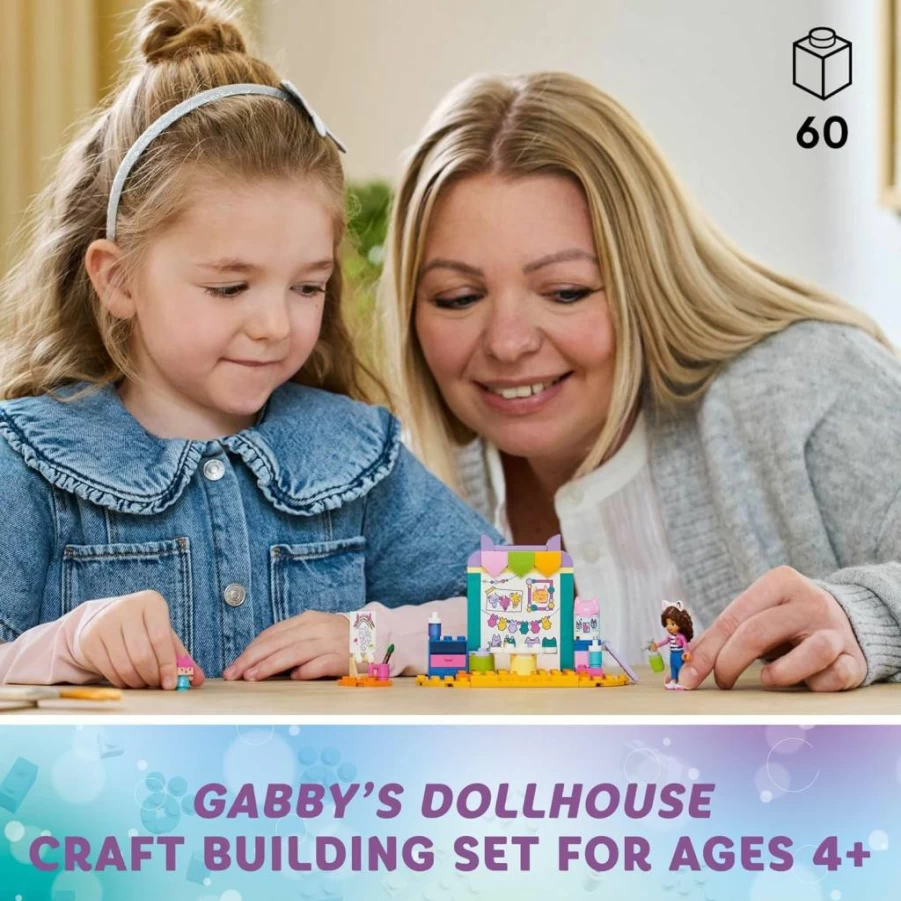 LEGO Gabby's Dollhouse 10795 Building Kit - Creative Pretend Play Toy for Kids Ages 4+ with Baby Box Figure - Fun Birthday Gift for Girls & Boys